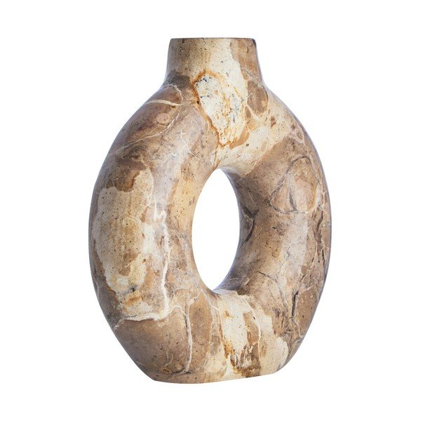 Vază maro din marmură (înălțime 20 cm) Santino – Premier Housewares
