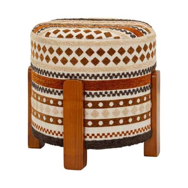 Puf maro/bej Ethnic  – Mauro Ferretti-image-3