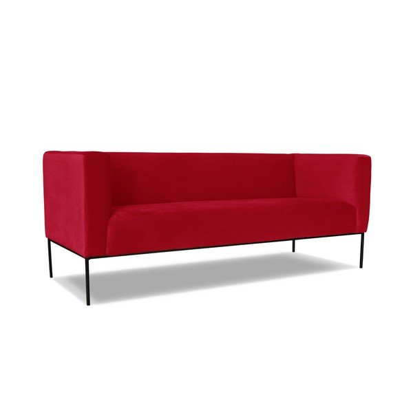 Canapea pentru 3 persoane Windsor & Co. Sofas Neptune, roșu-image-1