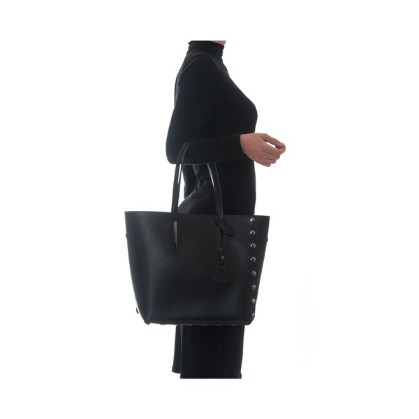 Geantă din piele Isabella Rhea Junipernus, neagră -image-4