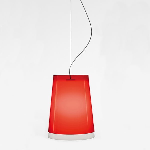 Lampă de tavan Pedrali L001S/AA, roșu