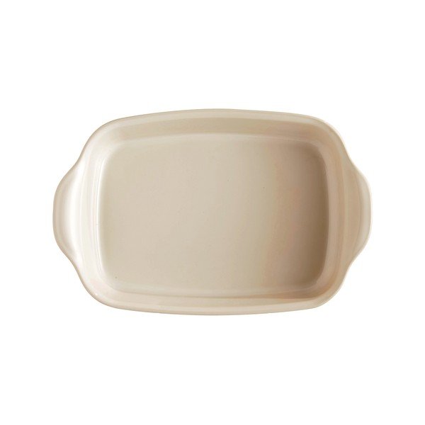 Vas de copt dreptunghiular din ceramică crem Emile Henry Ultime, 30 x 19 cm, crem-image-2