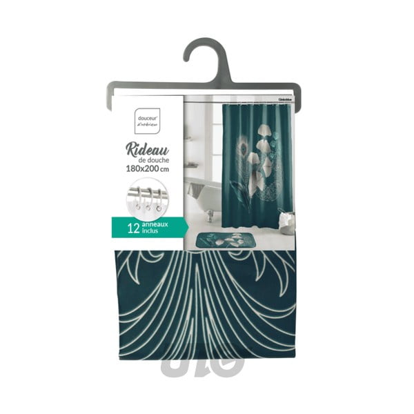 Perdea de duș 180x200 cm Ginkoblue – douceur d'intérieur-image-2
