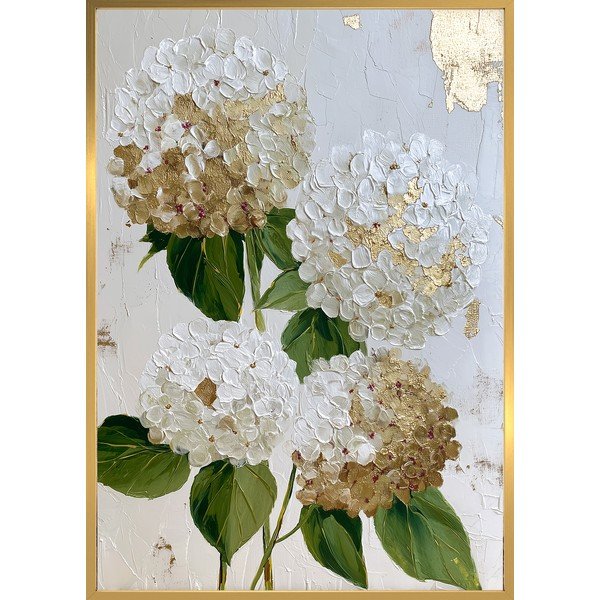 Tablou cu ramă imprimat 60x90 cm Hydrangea – Styler