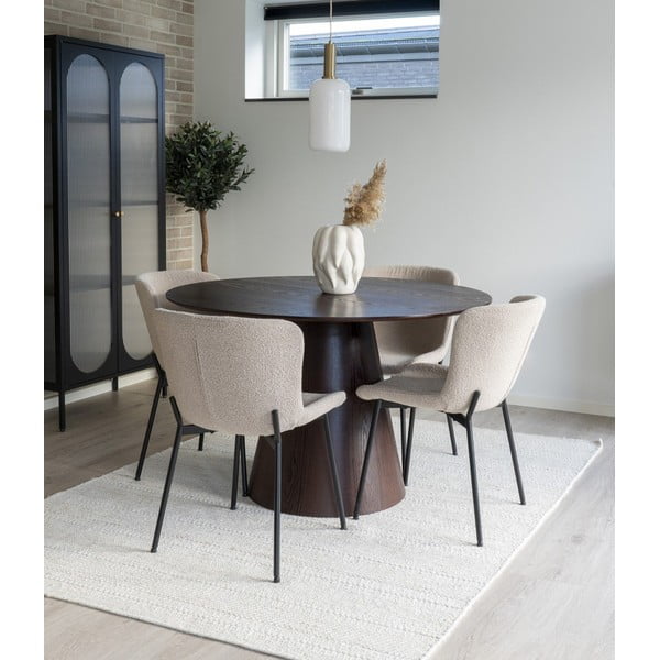 Scaune de dining bej 2 buc. Maceda – House Nordic-image-1