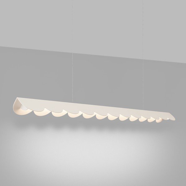 Lustră bej LED din aluminiu BISCUIT – Thoro-image-2