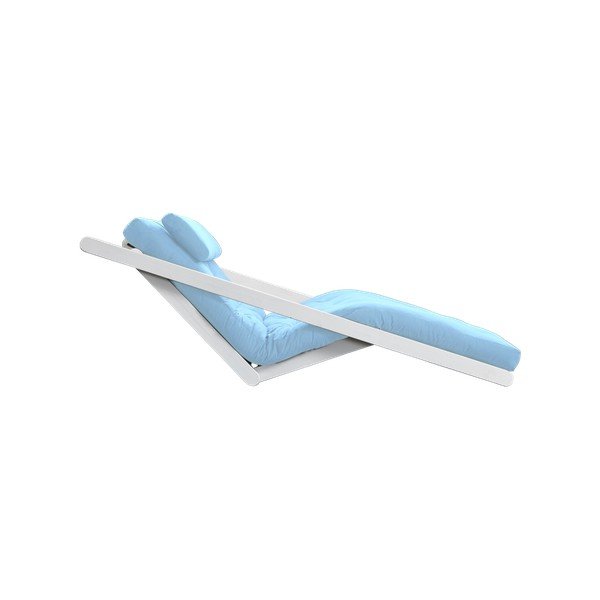Șezlong extensibil cu 2 locuri Karup Figo White/Celeste-image-4