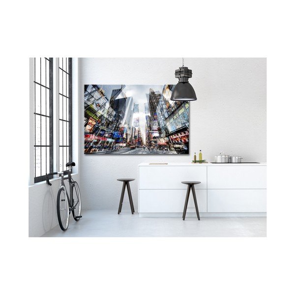 Tablou Styler Glas Crown Time Square, 80 x 120 cm-image-1