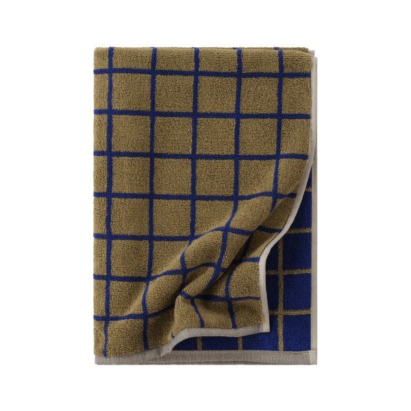 Prosop verde/albastru din bumbac 50x70 cm Grid – Jotex