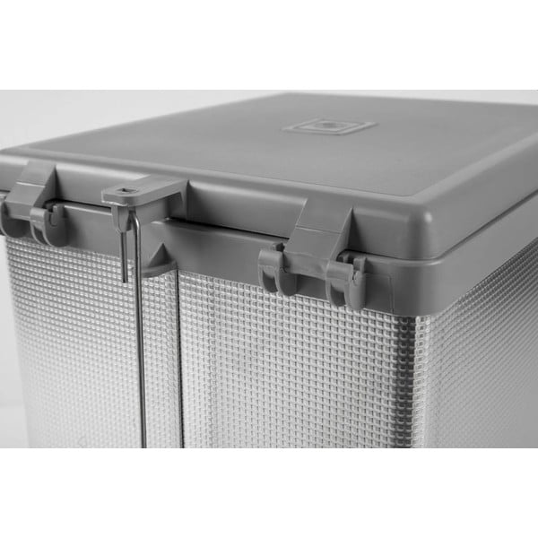 Coș de gunoi metalic pentru deșeuri sortate/încorporat 17 l Tower - Elletipi-image-1