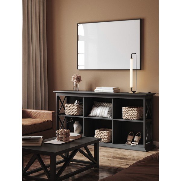 Veioză albă/negru-mat LED din metal (înălțime 68 cm) Wetro – Nova Luce-image-1