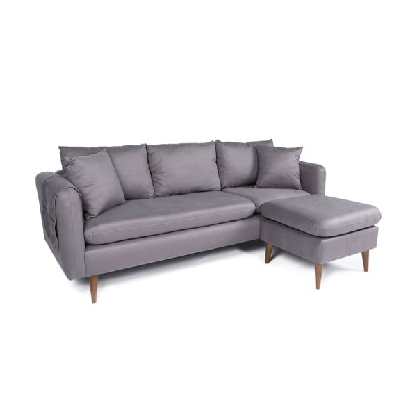 Canapea gri deschis 215 cm Sofia – Balcab Home-image-2