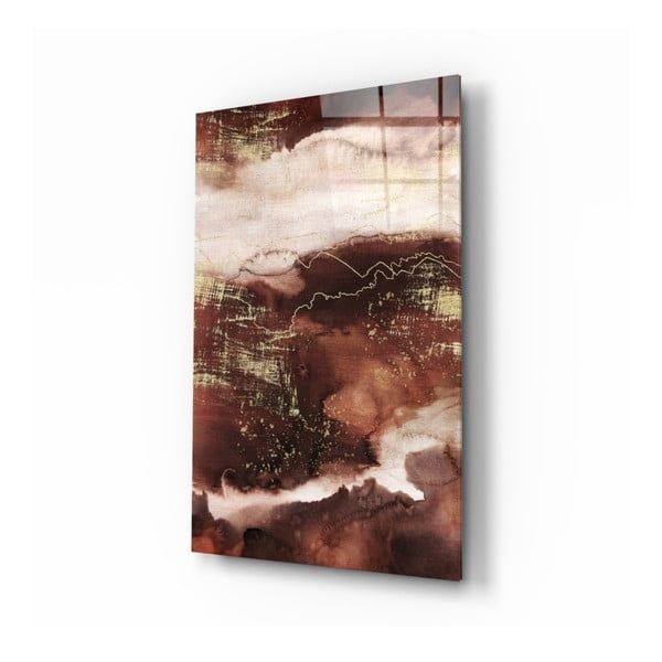 Tablou din sticlă Insigne Abstract Toprak, 110 x 70 cm