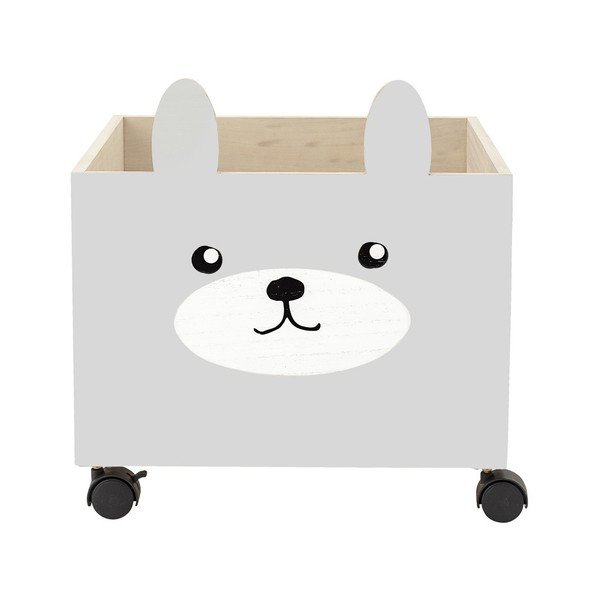 Cutie depozitare din lemn pe roți pentru jucării Bloomingville Storage Bear-image-1