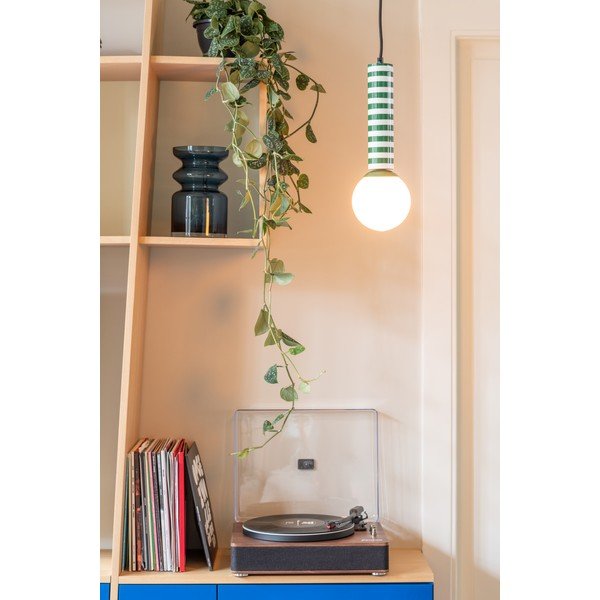 Lustră verde din metal ø 12 cm Rayado Retro – Leitmotiv-image-1