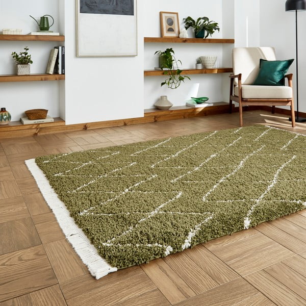 Covor verde 120x170 cm Boho – Think Rugs-image-2