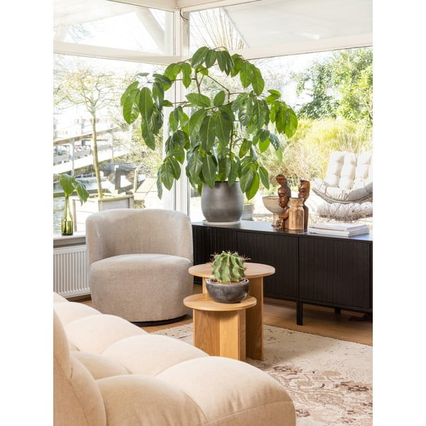 Măsuțe auxiliare rotunde 2 buc. ø 45 cm Lina – WOOOD-image-1