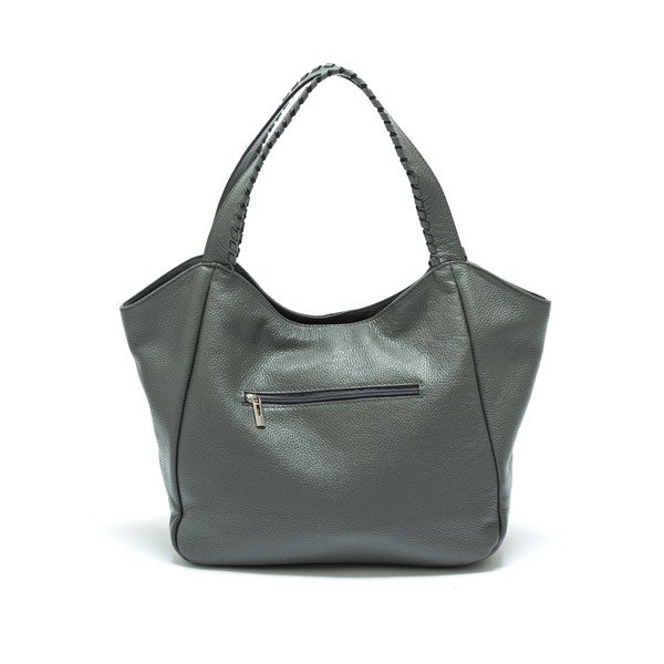 Geantă din piele Isabella Rhea no. 4487, gri-image-2