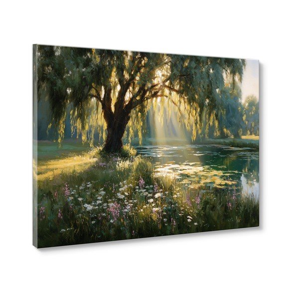 Tablou 113x85 cm Sunlit Willow – Styler-image-3