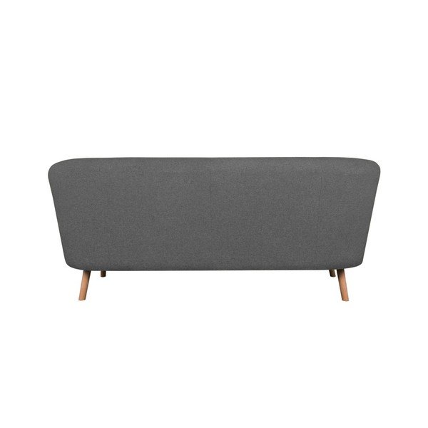 Canapea cu 3 locuri Kooko Home Pop, gri închis -image-4