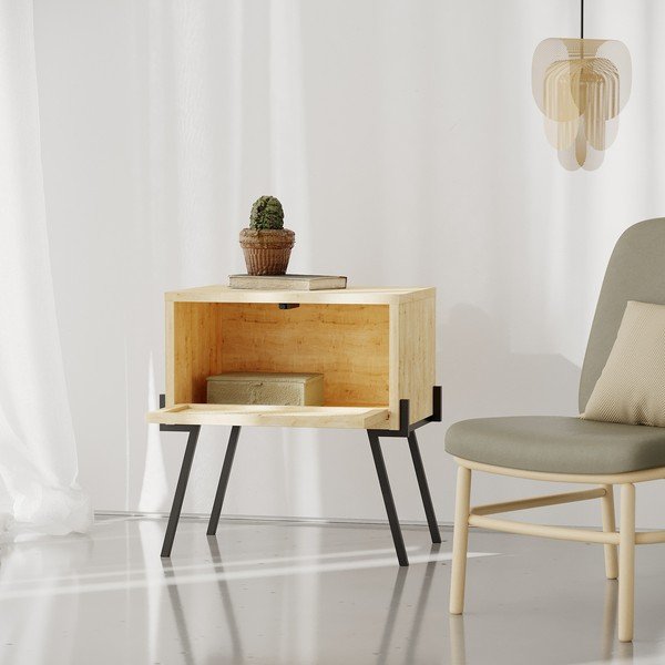 Noptieră natural Naive – Kalune Design-image-1