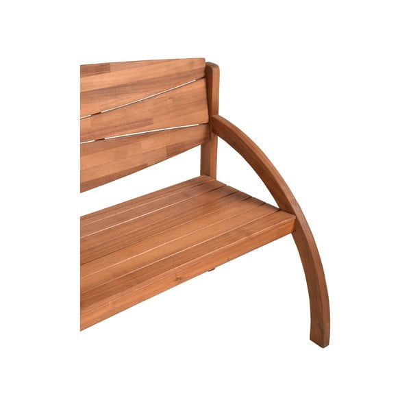 Bancă de grădină maro din lemn masiv Hadia – Garden Pleasure-image-2