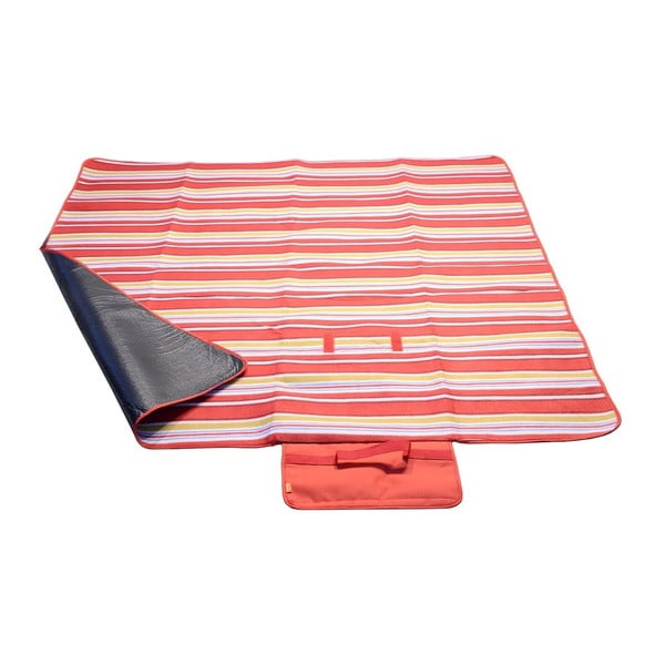 Pătură pentru picnic Cattara Fleece, 150 x 135 cm, roşu