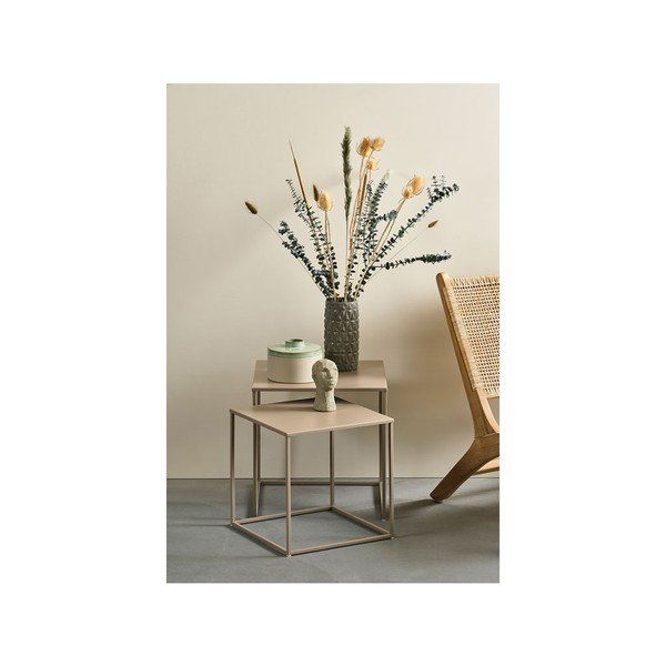 Vază din gresie ceramică Villa Collection, înălțime 22 cm, gri-image-1