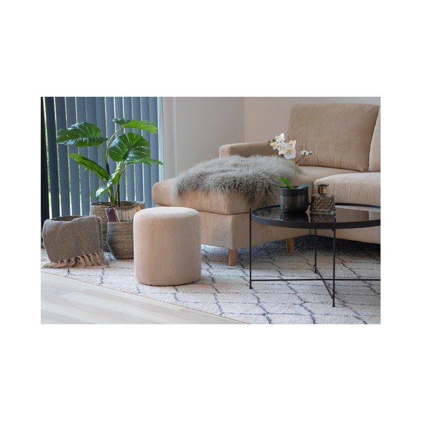 Puf House Nordic Ejby, ø 34 cm, bej-image-2