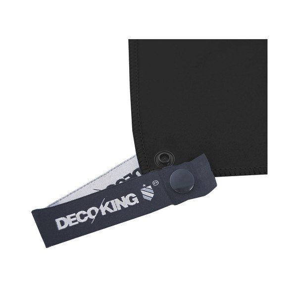 Prosop cu uscare rapidă DecoKing EKEA, 80 x 160 cm, negru-image-4