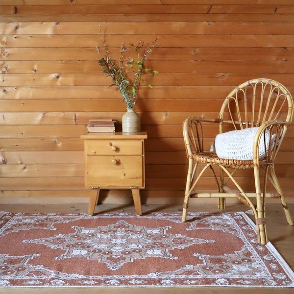 Covor pentru copii portocaliu 100x150 cm Lalitha – Nattiot-image-2