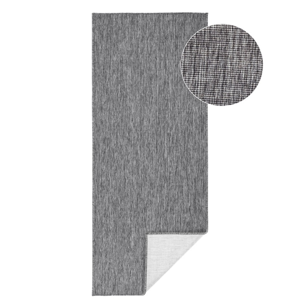 Covor adecvat pentru exterior NORTHRUGS Miami, 80 x 250 cm, gri