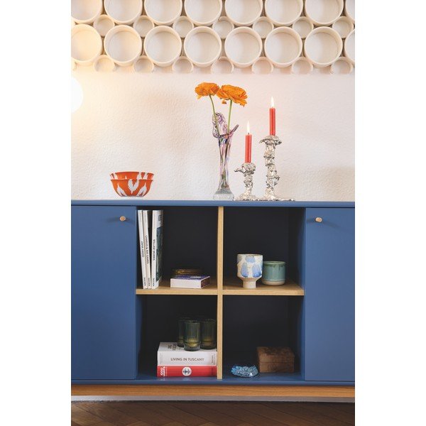 Comodă albastru-închis joasă 175x80 cm Color Living – Tom Tailor-image-3