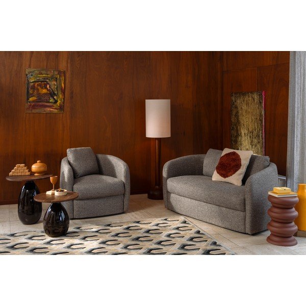 Canapea gri 143 cm Boho – Dutchbone-image-1