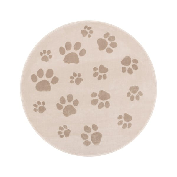 Covor pentru copii bej ø133 cm Paws Light Beige – FD