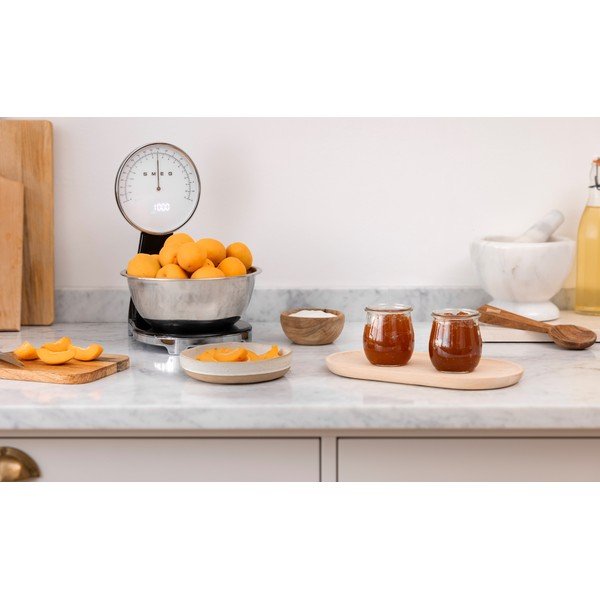 Cântar de bucătărie negru din plastic digital – SMEG-image-1