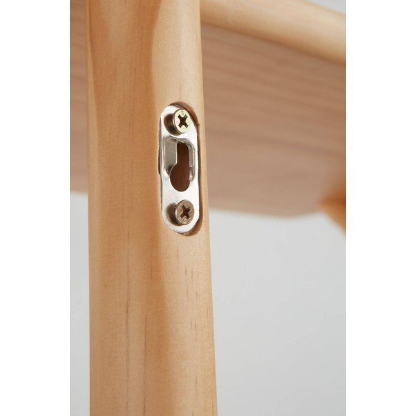 Noptieră în culoare naturală deschisă suspendată din lemn de pin Nimbus – Jotex-image-3