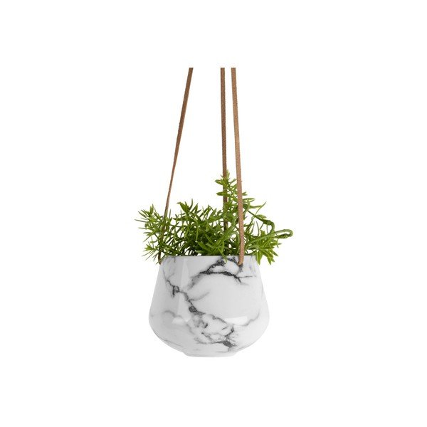 Ghiveci suspendat din ceramică în decor de marmură PT LIVING Skittle-image-4