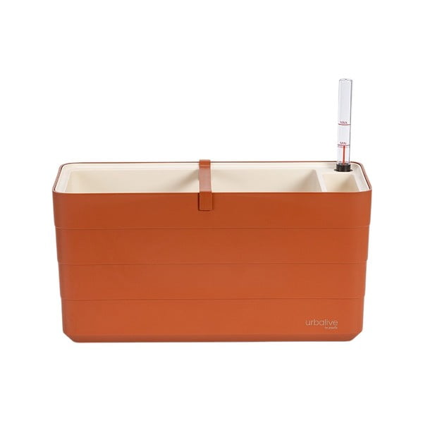 Jardinieră din plastic cu sistem de auto-irigare 39,5 cm Berberis – Plastia