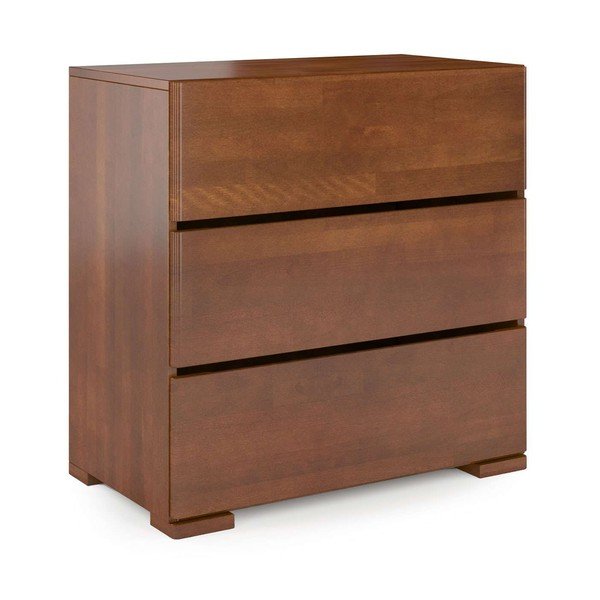 Comodă din lemn de fag maro Skandica Sandemo, 80 x 81 cm