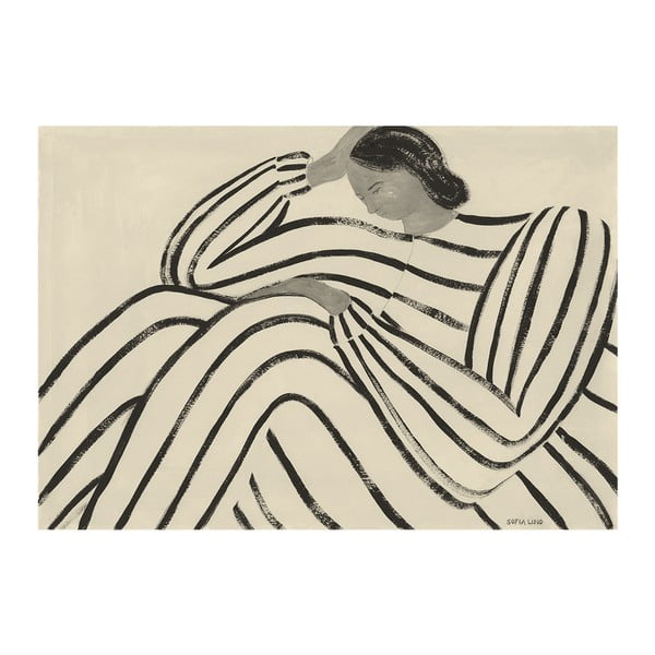 Poster 70x50 cm Waiting – Sofia Lind – The Poster Club