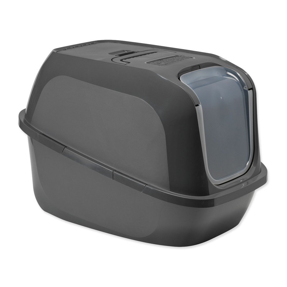 Litieră pentru pisici gri 49x66 cm Moderna Mega Deluxe – Plaček Pet Products