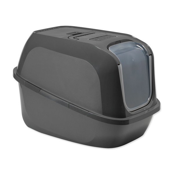 Litieră pentru pisici gri 49x66 cm Moderna Mega Deluxe – Plaček Pet Products