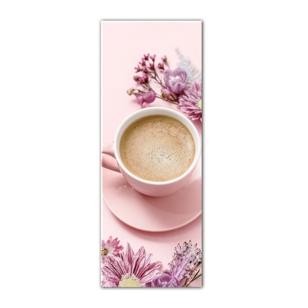 Tablou Styler Glasspik Cute Cup, 30 x 80 cm