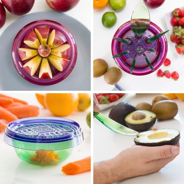 Set accesorii pentru curățat și servit fructe InnovaGoods-image-1