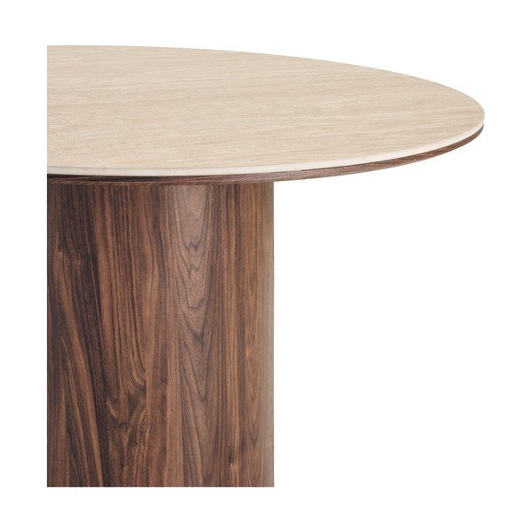 Masă de dining rotundă cu blat ceramic ø 120 cm Delphi – House Nordic-image-4