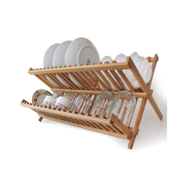 Suport din bambus pentru veselă Bambum Meriend-image-1