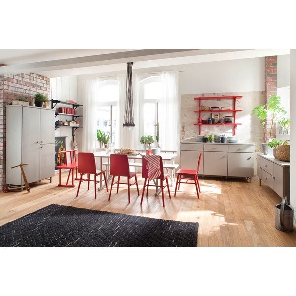 Raft de perete Tenzo Grain, roșu-image-3