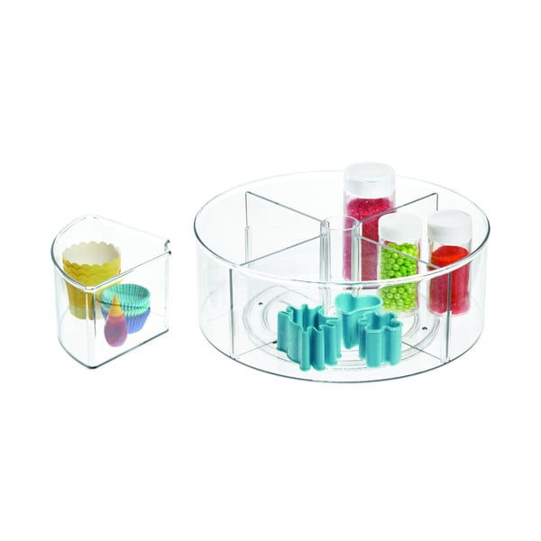 Cutie rotundă de depozitare iDesign The Home Edit, ⌀ 29 cm-image-3