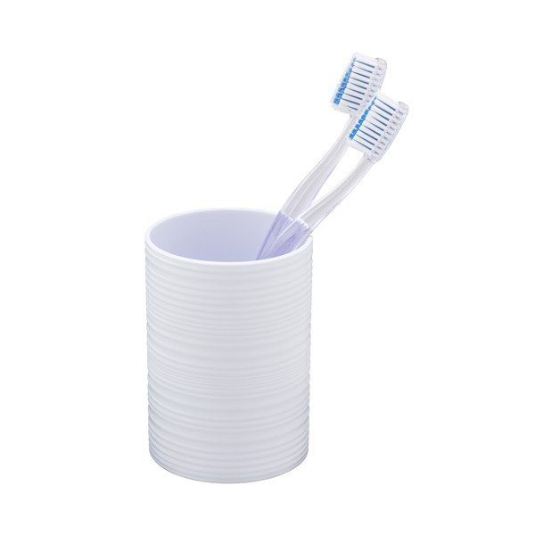 Suport pentru periuța de dinți alb din plastic Lyon – Allstar-image-1